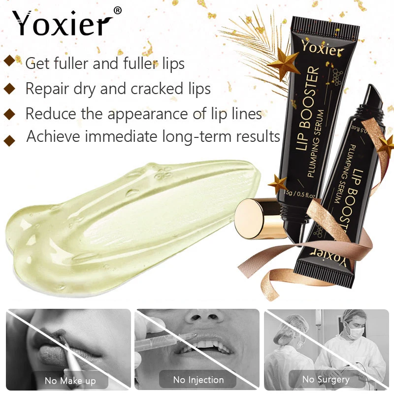 Instant Sexy Plump Lips Serum Repair Reduces Fine Lines On The Lips Nutritional Lip Long Term Moisturizing Lip Care 15g * 10pcs