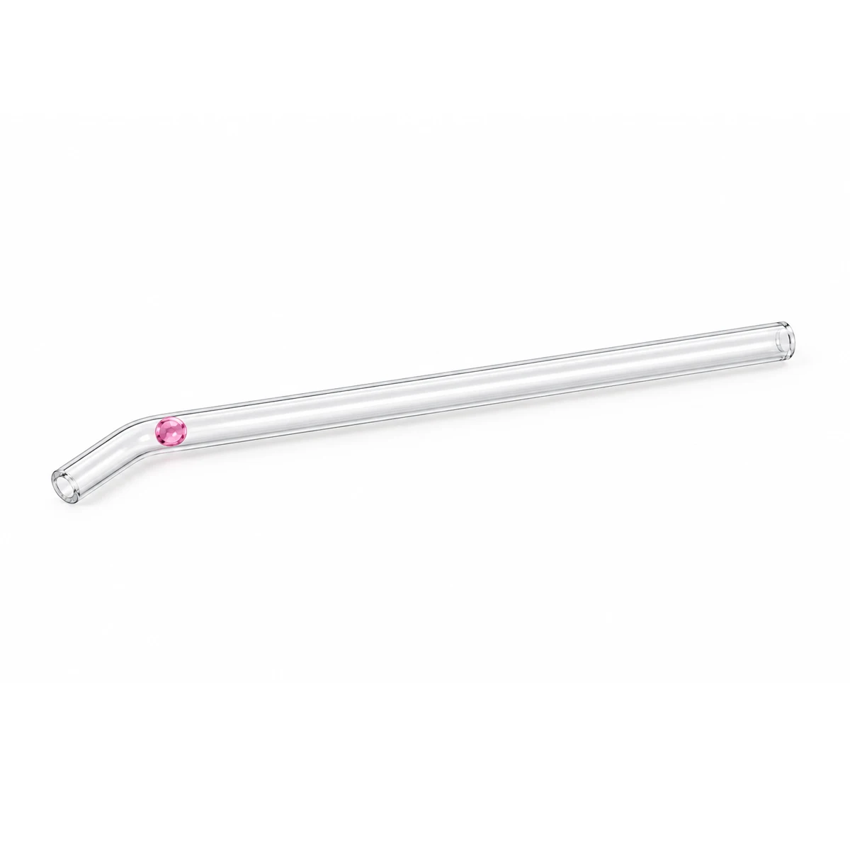 14CM long StRaW Balance Glass Borosilicate Sp Coffee Coconut milk tea Juice Straws