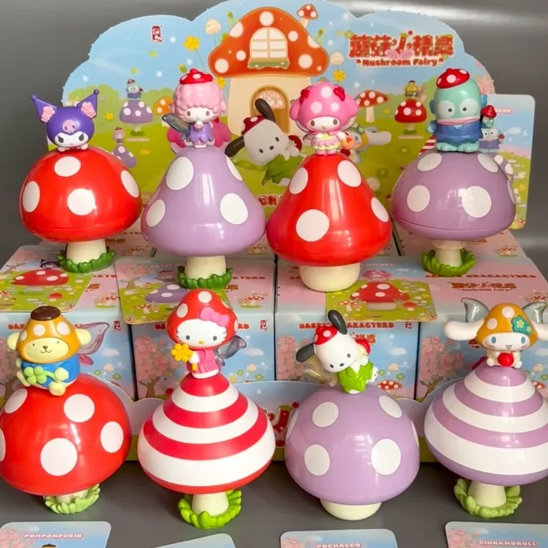 Kuromi Anime Kawaii Sanrio familia colgante de escritorio lindo dibujo animado My Melody muñeca encantadora decoración juguetes de cumpleaños regalo para niñas