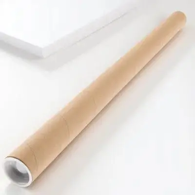 أنبوب ملصق ورقي محمول لتخزين الأعمال الفنية، حامل ملصقات مستدير قوي لتخزين المستندات البريدية #6