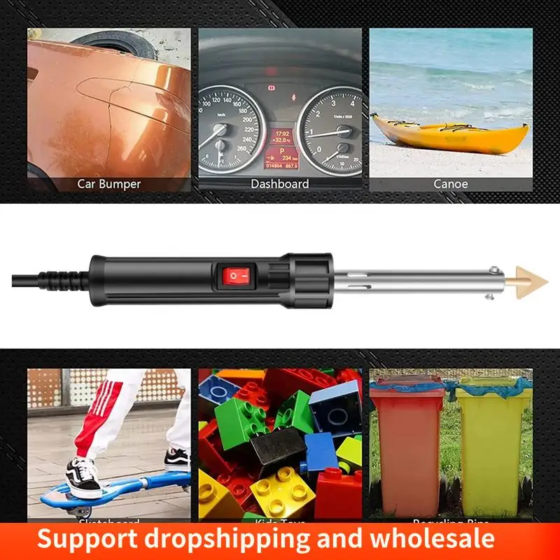 AA86 150W Plastic Welder Electric Soldering Iron Household Welding Tools Automobile Bumper Maintenance Tools EU Plug Easy Instal