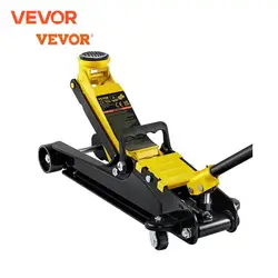 VEVOR 2.5T vloer hydraulische krik pneumatische laag profiel vloerkrik zware stalen racingvloerkrik met hefpomp met enkele zuiger