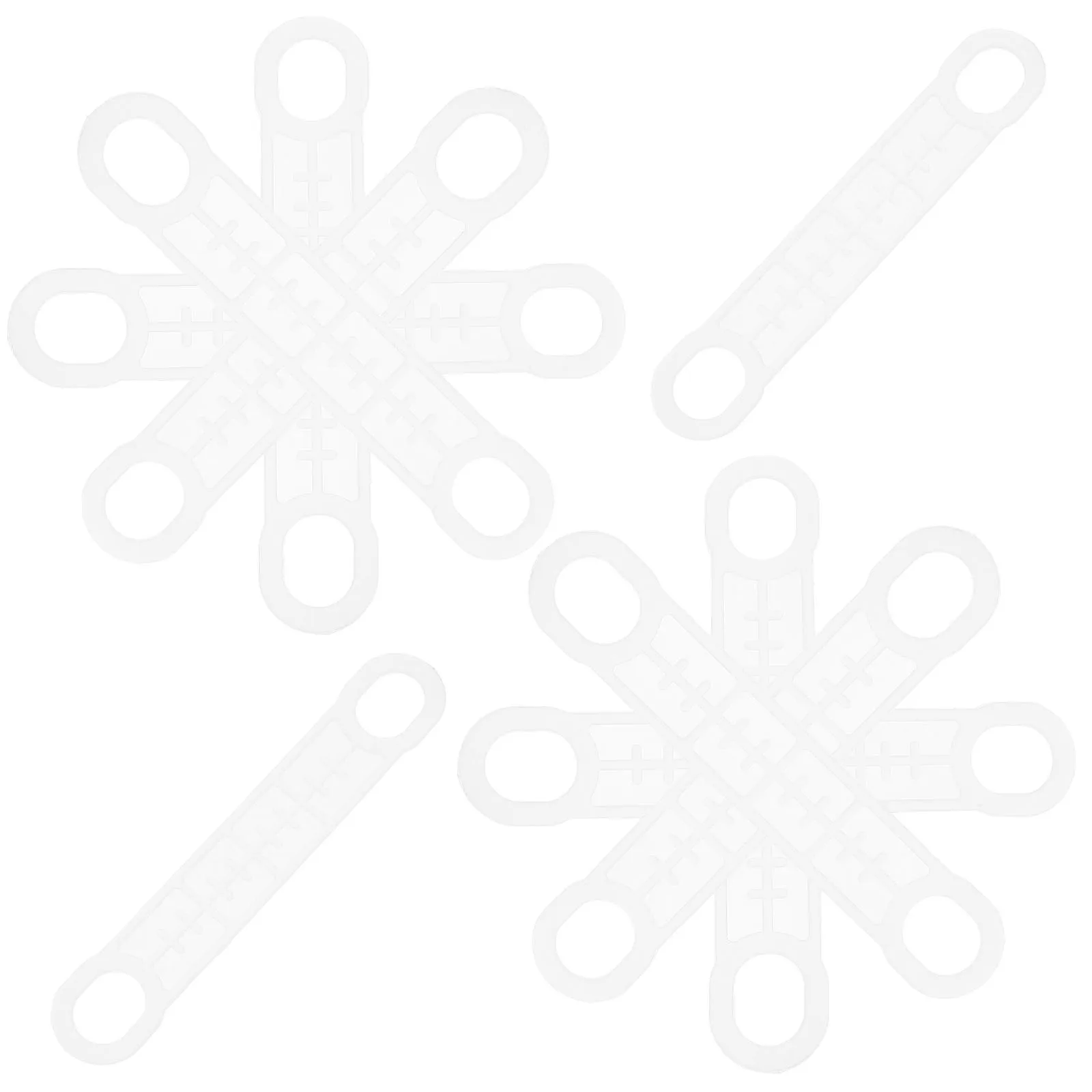 

10pcs Clear AntiSlip Hanger Grips Transparent Silicone Strips Clothes ganizer Closet Supplies NonSlip Coating Home Storage