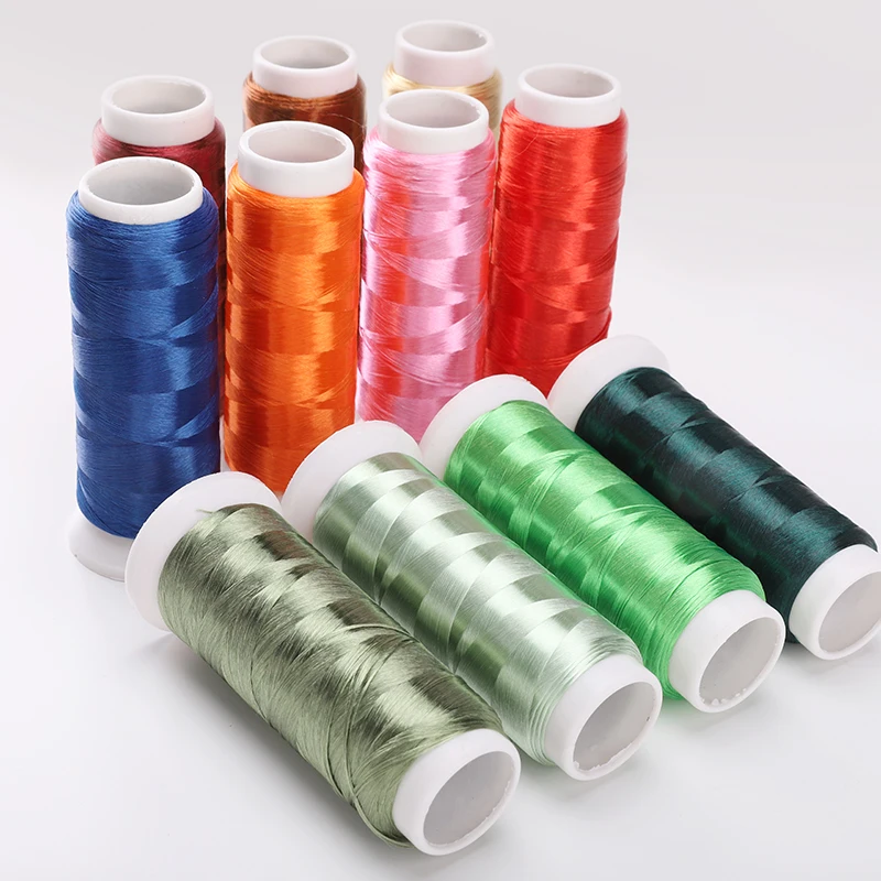 

1200-Meter/Roll Nylon Rope Multi-Color Polyester Filament For Handmade DIY Hair Accessories Making Material Package