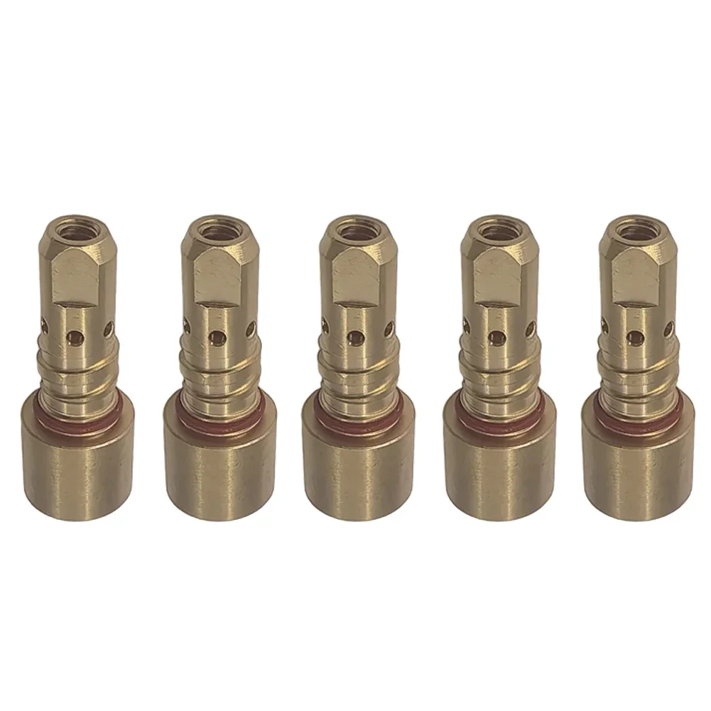 5 Piece Copper Gas Diffuser for Lincoln For Magnum Pro 250A 350A MIG Welding Torch KP27461 Replacement Parts Kit