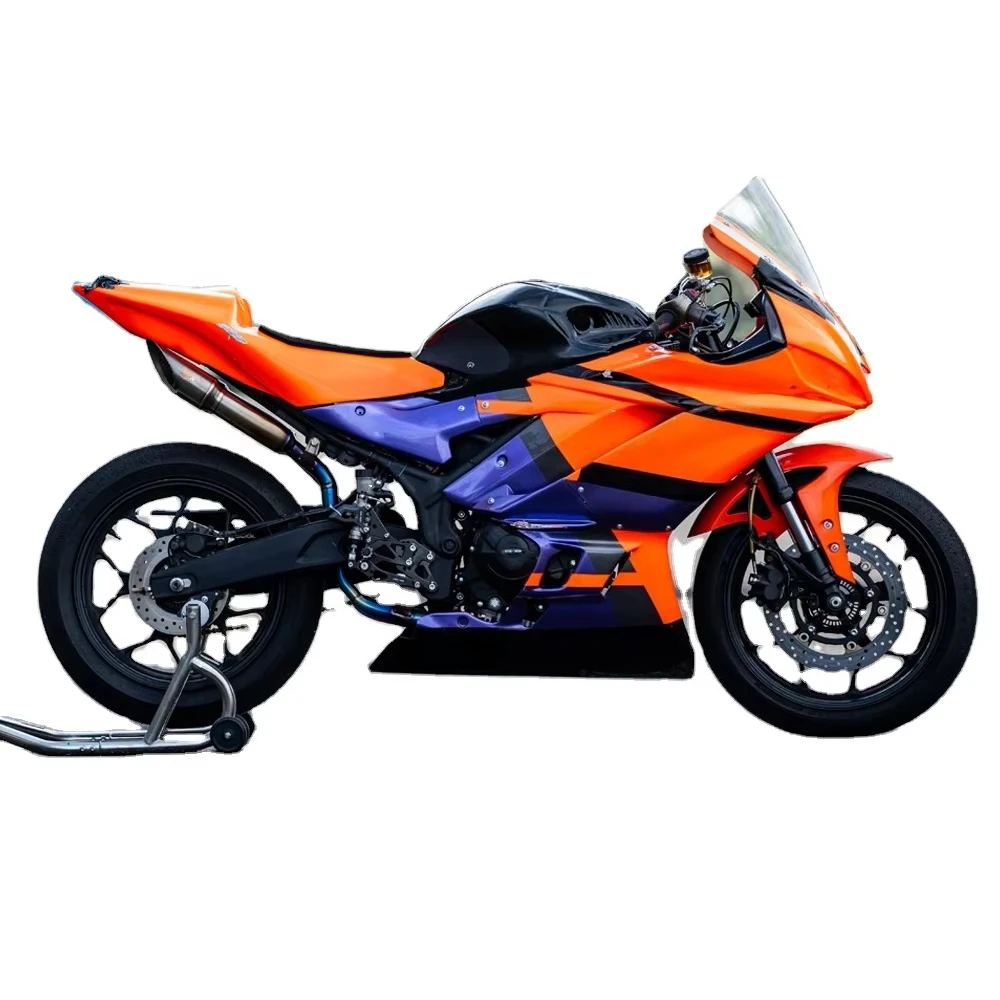 For Ya ma ha R3 Titanium High Double Exhaust