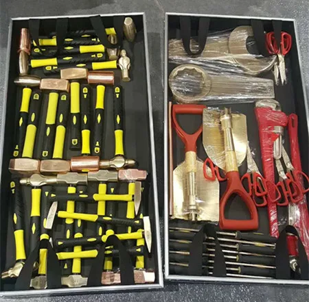 

OEM oil&gas field Non sparking tools sets becu or alcu