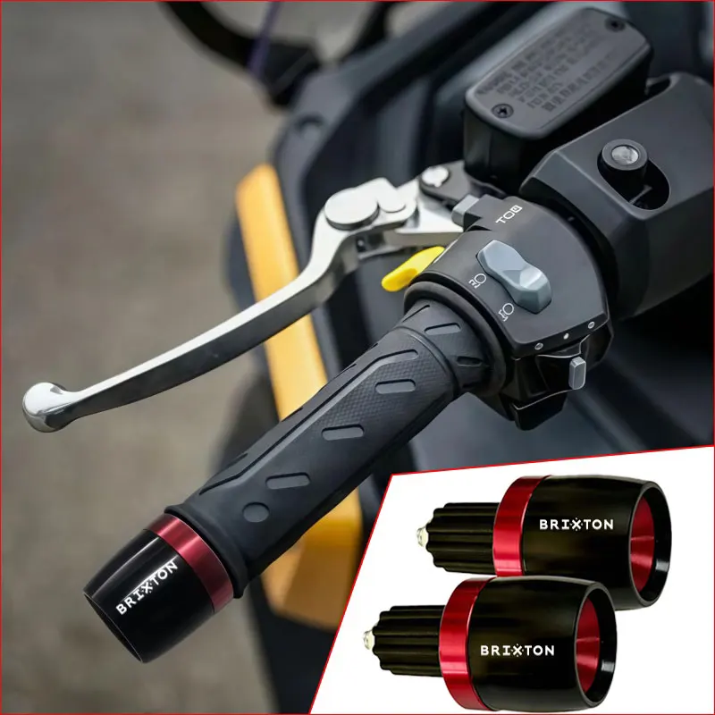 Para Brixton Cromwell 125 1200 Crossfire Storr 500 Sunray Felsberg 125 250 SK 8 accesorios de metal para motocicleta tapón de cubierta de manillar
