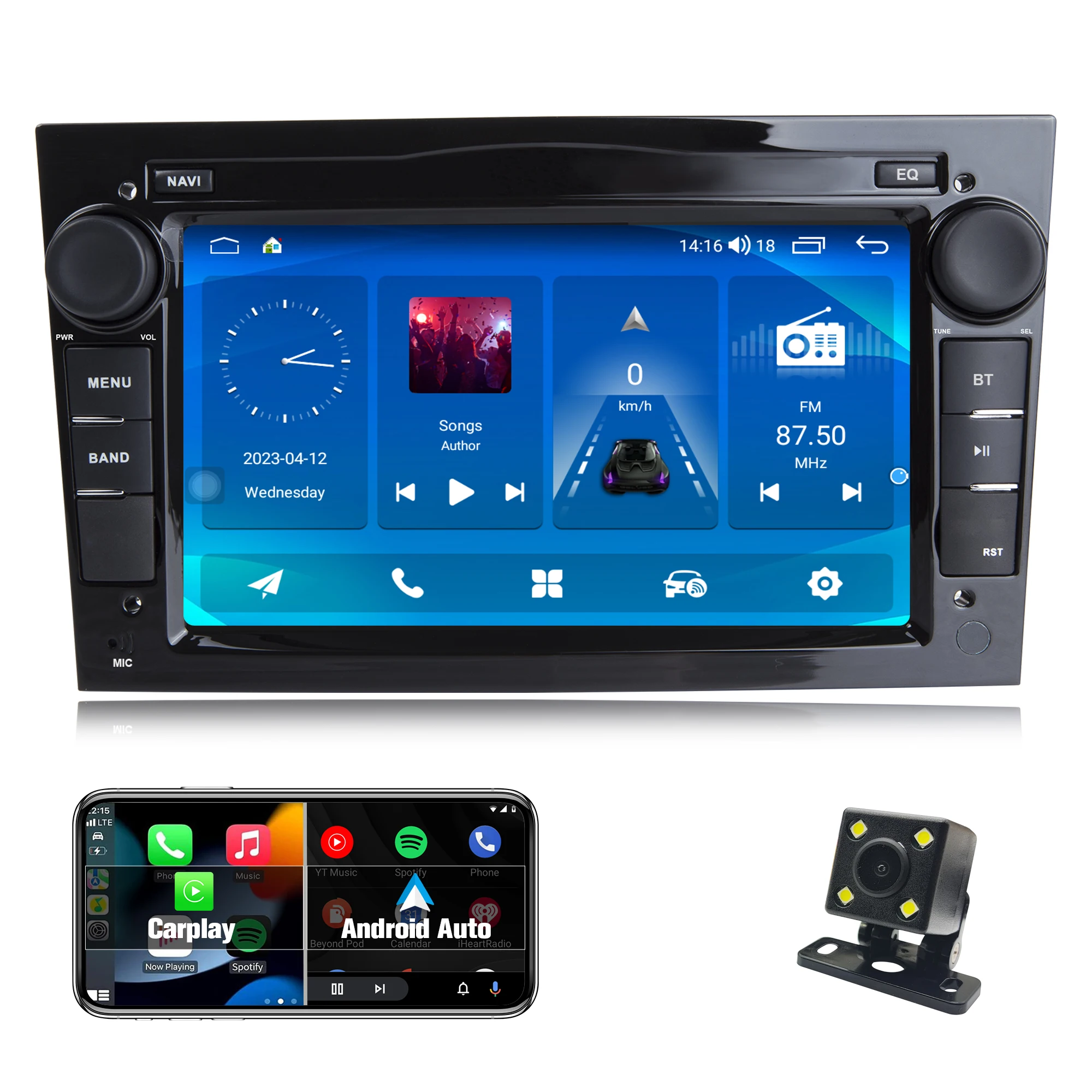 

Android Car radio for Opel Astra Corsa Antara Vectra Zafira Meriva Vivaro stereo Screen Carplay Android Auto,GPS Navigation,7’