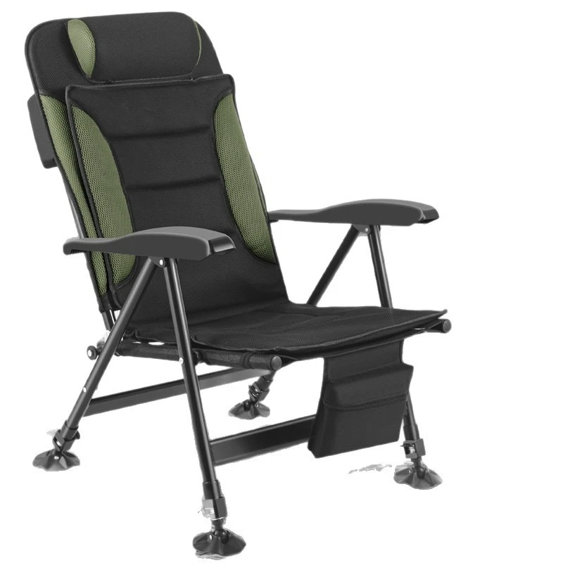 

European multi-functional comfortable folding recliner portable table fishing chair