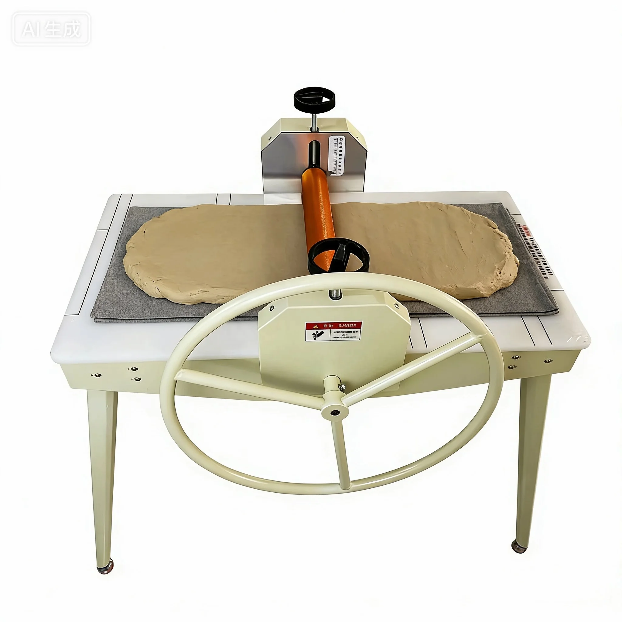 High Quality Durable Floor Standing Clay Roller Slab Roller for Studio Use