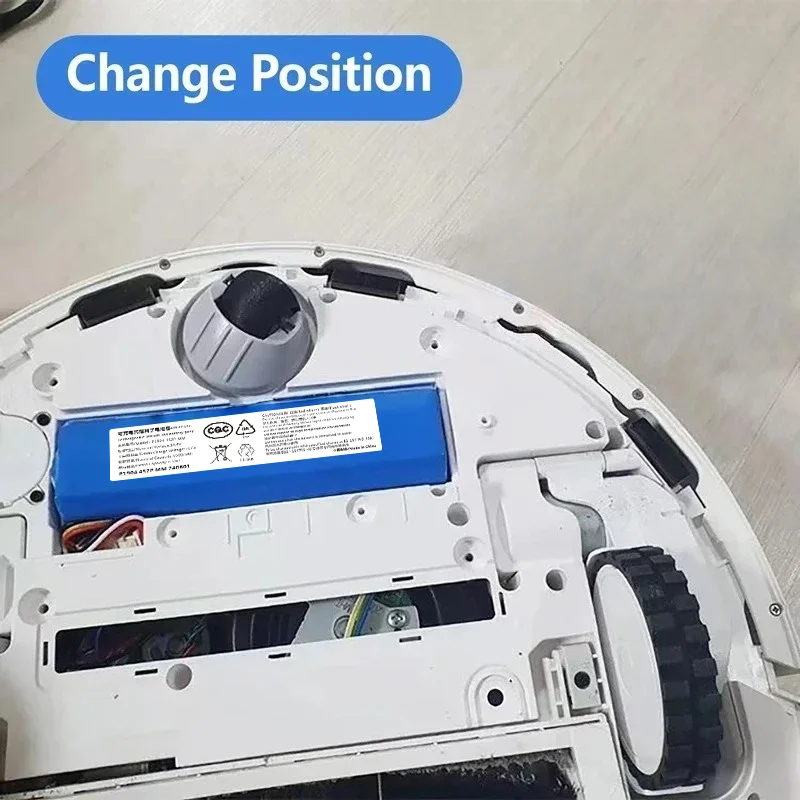 

Литиевый аккумулятор 6500 мАч, 14,4 В, 4S2P для XiaoMi/Viomi S9/Lydsto R1/Roidmi Eve Plus, аксессуары для пылесоса, запчасти