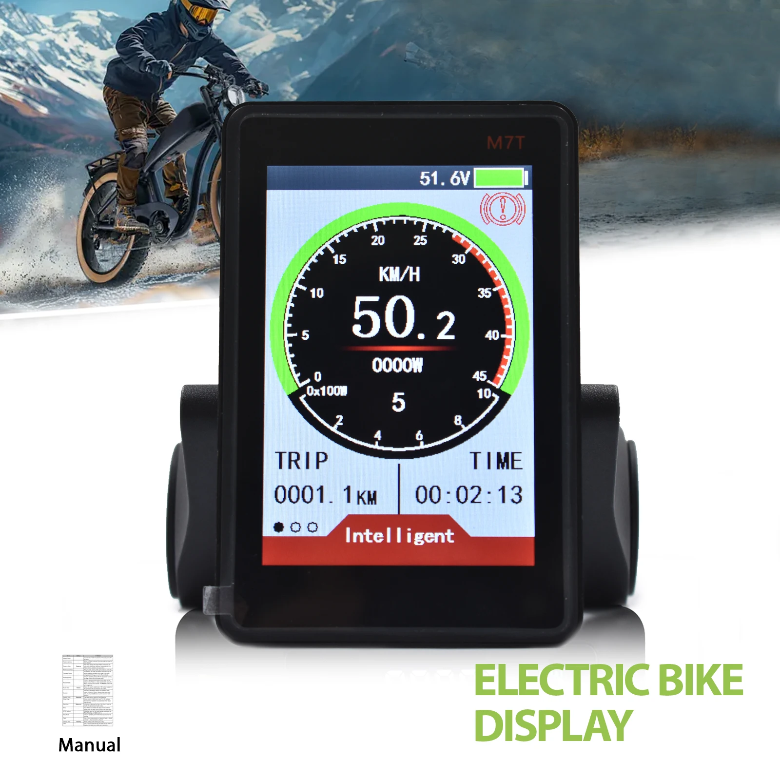 

M7T E Bike Computer Mtb Bike Accessories Velocimetro Bicicleta Digital Speedometer Wired Lcd Computer Cycling Speed Odometer