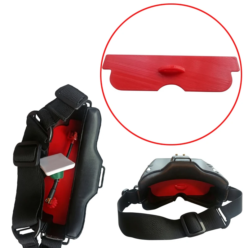 1PCS Anti‑Scratch Lens Cover For Skyzone COBRA X/S FPV Goggles 3D-Printed TPU Lens Protector Integrates Antenna Storage Mount