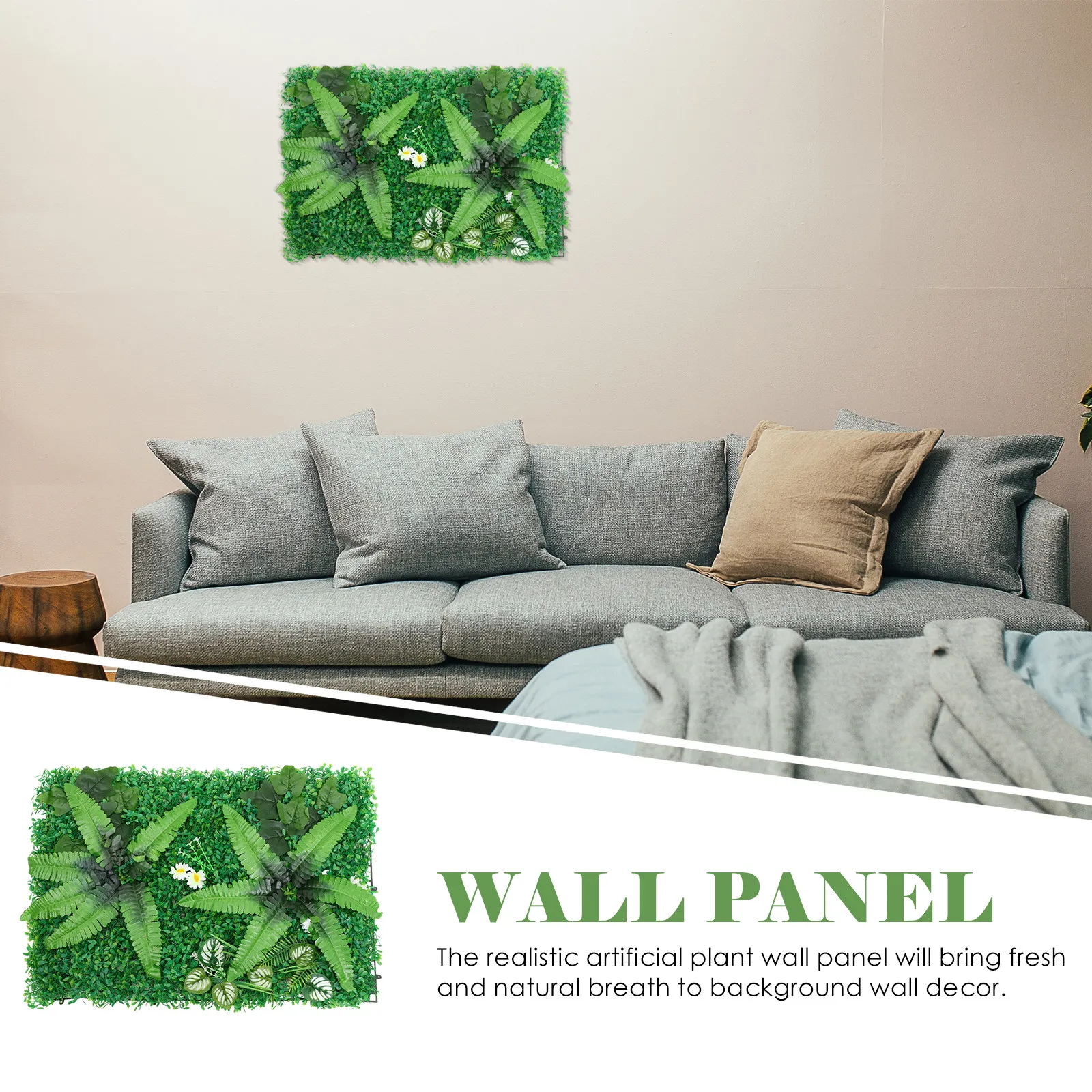 Artificial Hedge Plant Wall Pa - огляд і ціна Pvc Panel Background