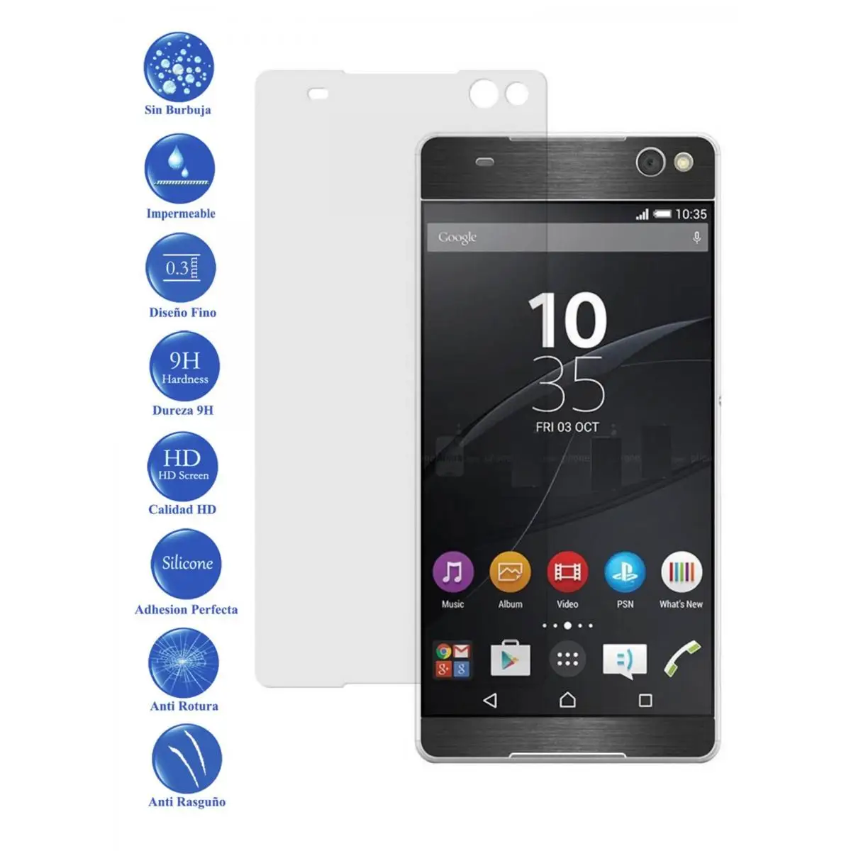 For Sony Xperia C4 C5 Ultra Choose Model Tempered Glass Screen Protector