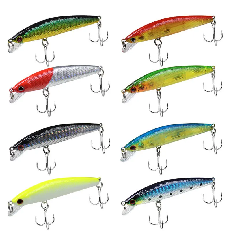 8.5cm 7.5g Multiple Colors Long Throw Minow Biomimetic Fish Bait A Hard Fake Bait Fishing Gear To Catching Various Types of Fish