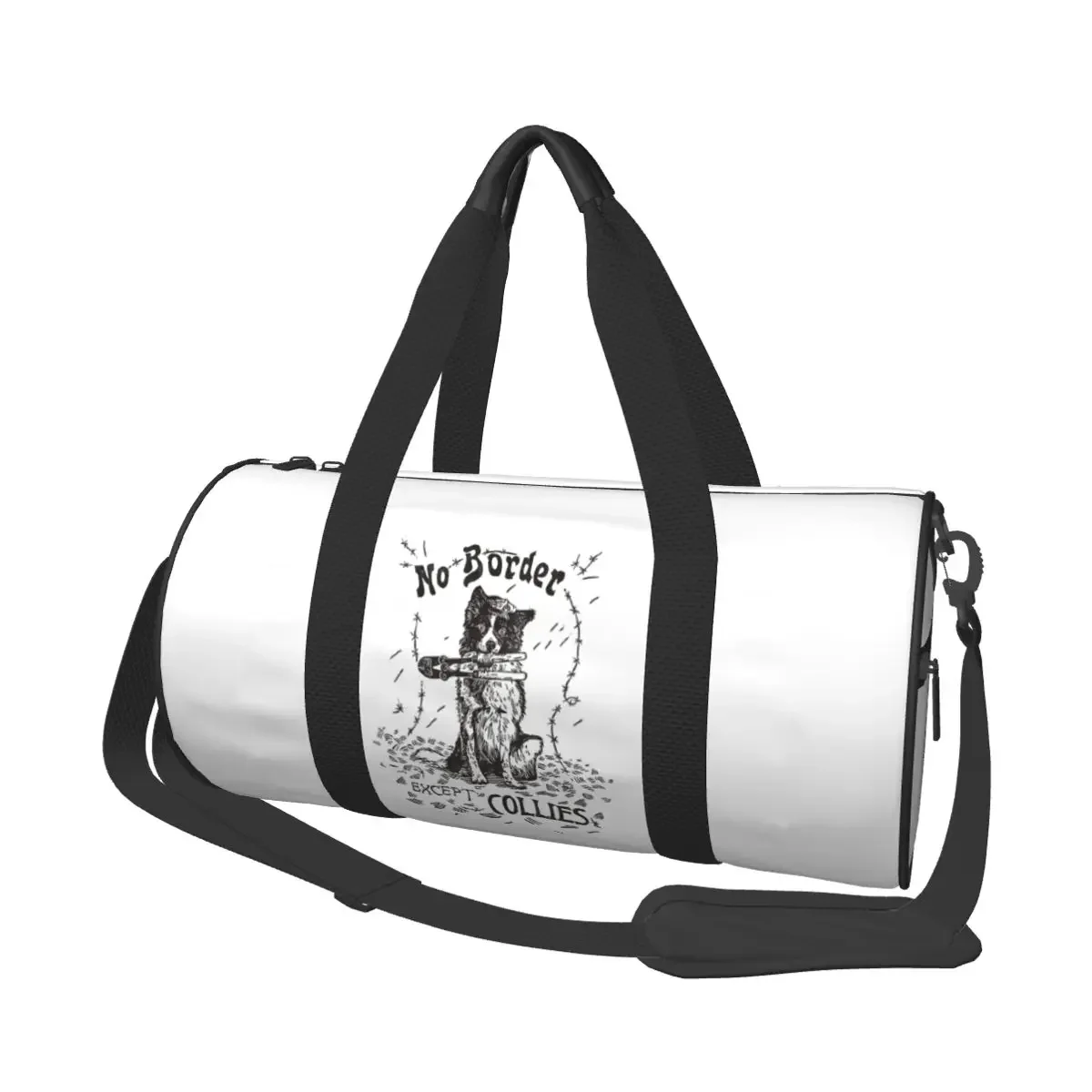 No Border Except Collies Large Duffle Gym Bag Multi-Functional Duffle Travel Bags Handbags Fitness bag
