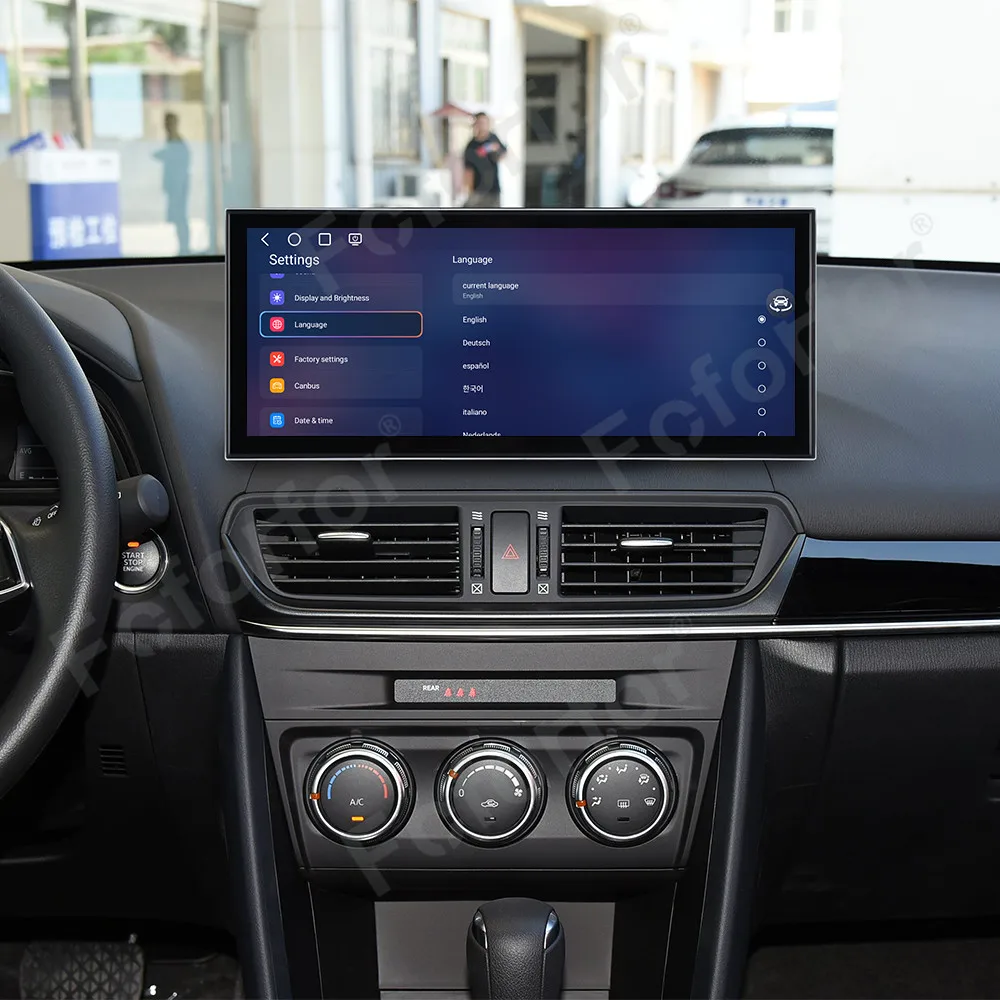 15.8 Inch Screen Android 15 GPS Navigation For Mazda CX-4 2016-2021 Qualcomm CarPlay Car Stereo Audio Radio  Multimedia Player
