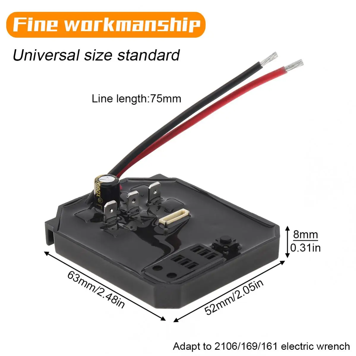 Brushless Control Board Drive Board Controller Speed Switch Motherboard Accessories for 2106/169/161 Brushless Electric Wrench