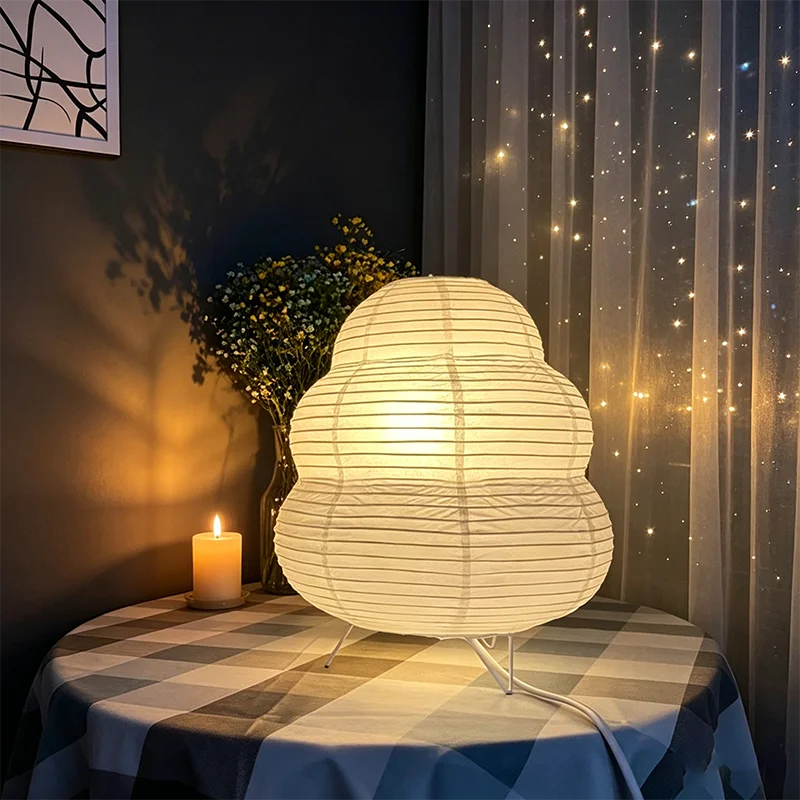 Wabi Sabi Style Table Lamp Nordic LED Indoor Lighting Decorative Bedside Light Fit Bedroom Living Room Study Home Daily Use
