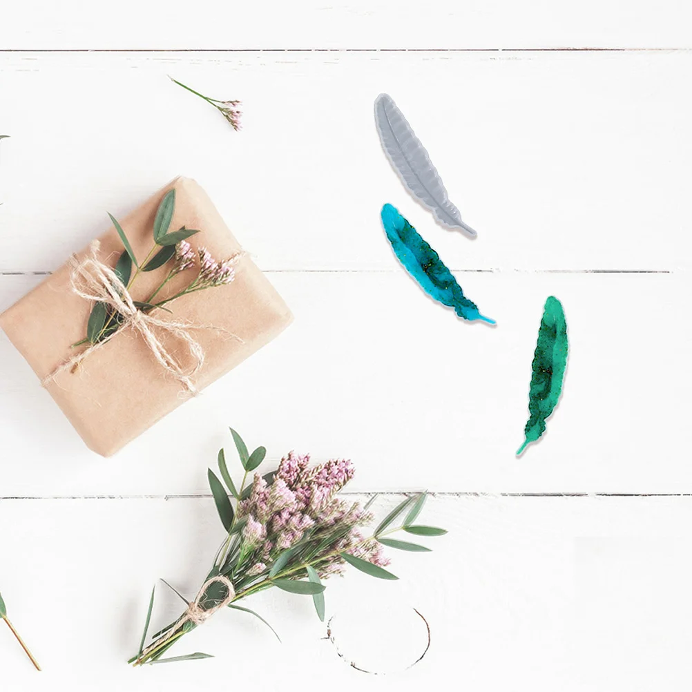 

4pcs Bookmark Silicone Molds For Diy Crafts Epoxy Resin Pendant Making Handmade Mold Craft Tools Jewelry Making