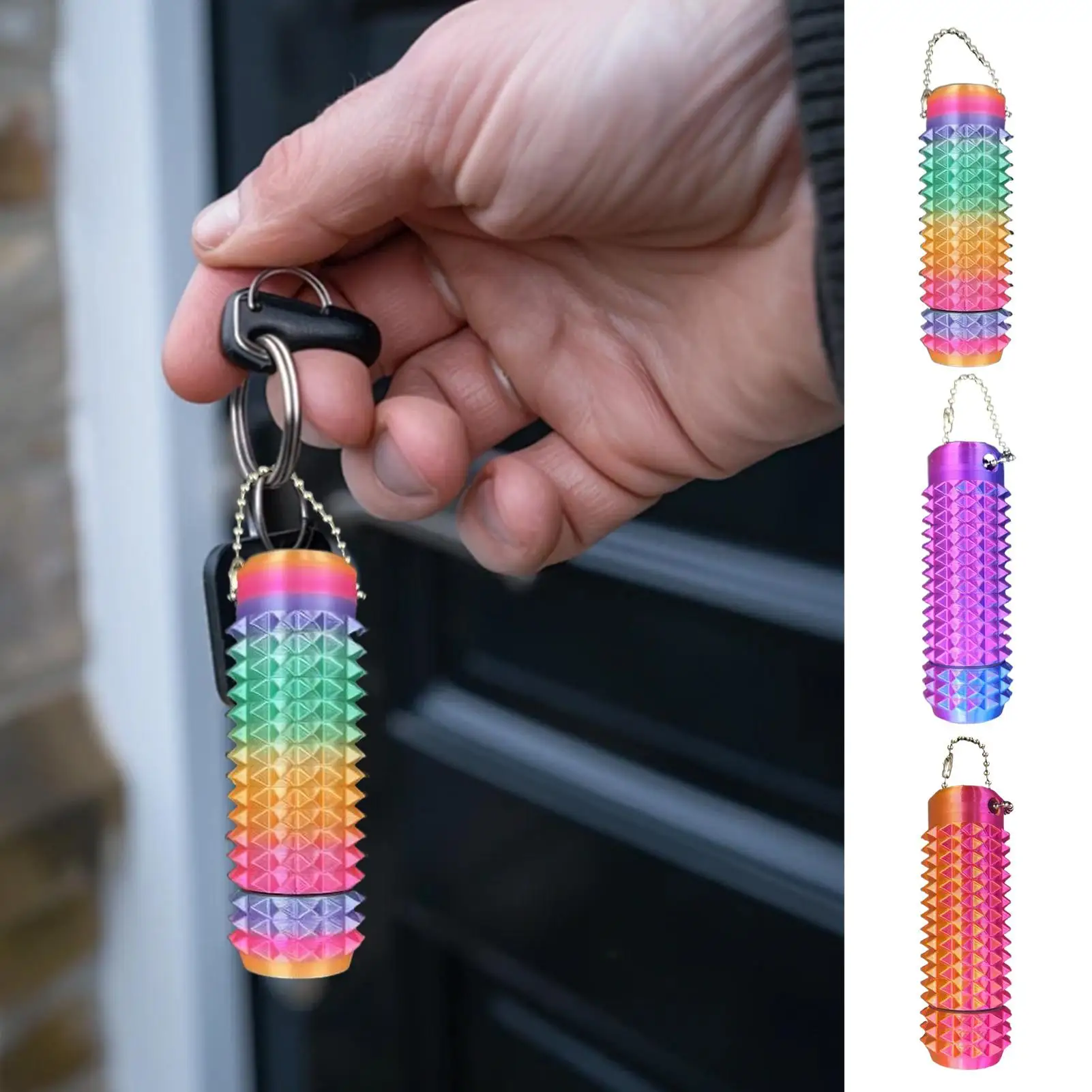 

Spiky Fidget Портативная колючая игрушка 3D-печать Антистрессовая рукоятка Стимуляция Саморегулируемый инструмент для спокойных подростков Классная комната