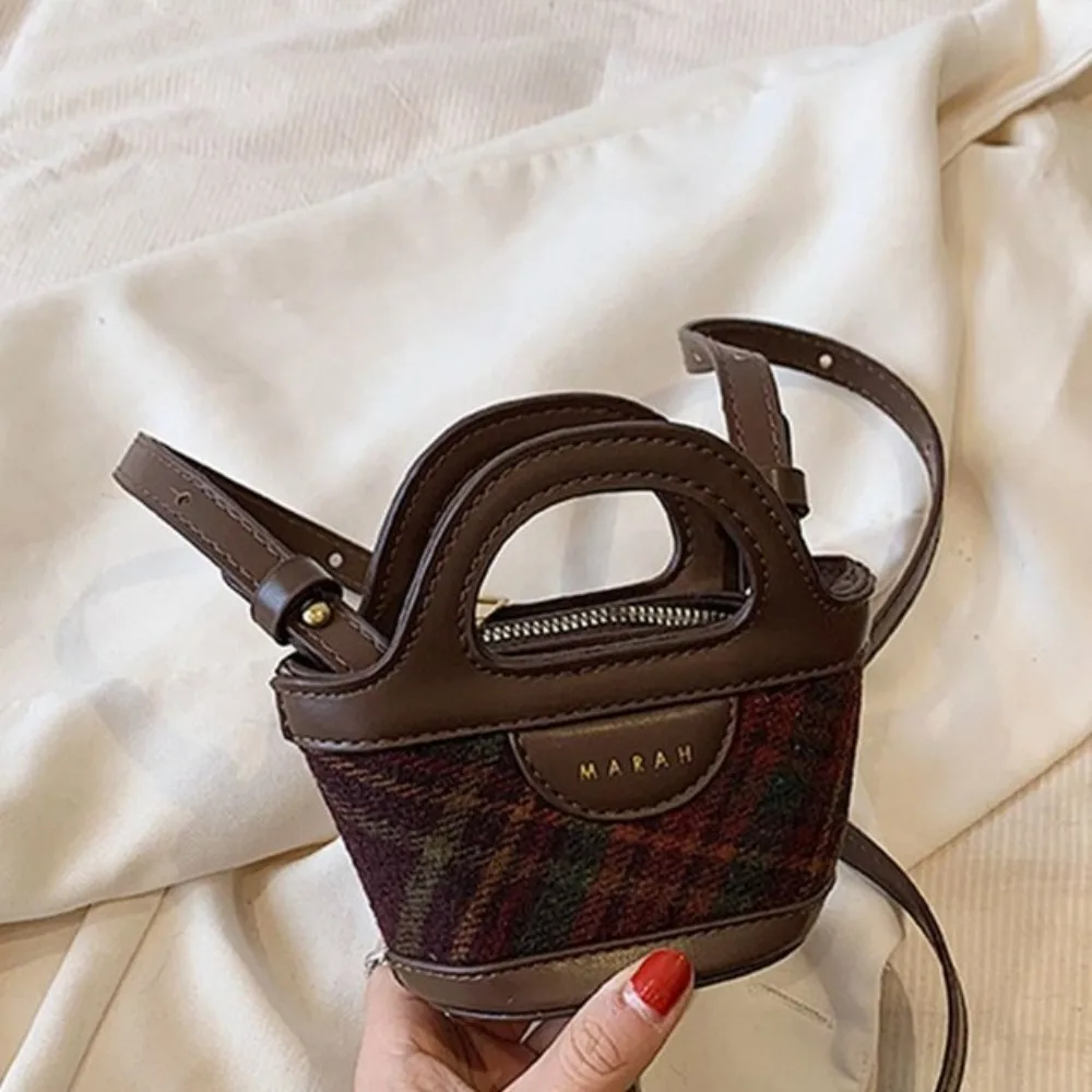 

Прочная сумка для хранения из искусственной кожи, мини-ретро-сумка из искусственной кожи, моющаяся износостойкая женская сумка на плечо