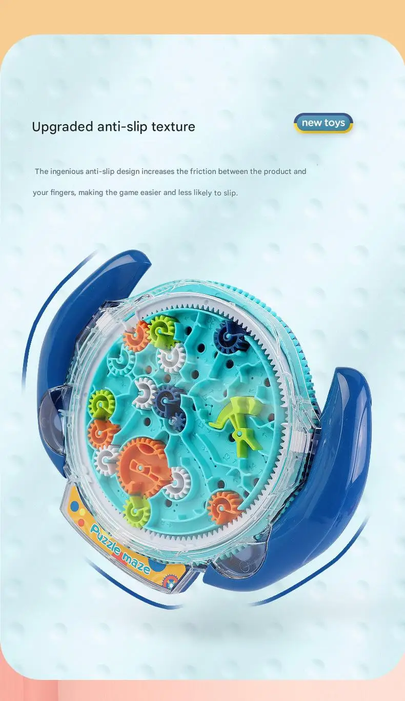 Disco labirinto de engrenagem infantil, interação pai-filho, pensamento ativo, coordenação mão-olho, bola de equilíbrio de palma, criativos inovadores