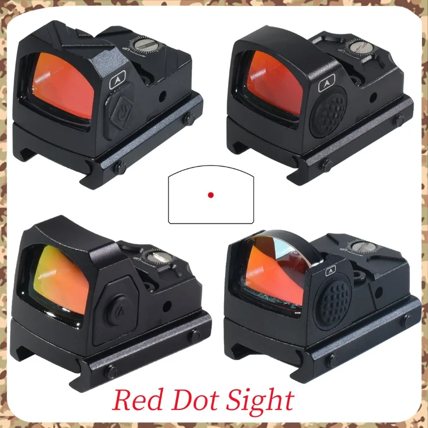 1X17X24 Tactical Red Dot Sight Optic Reflex Dot Scope Low Energy Consumption with Motion Sensor&Auto Shutdown for Pistol Airsoft