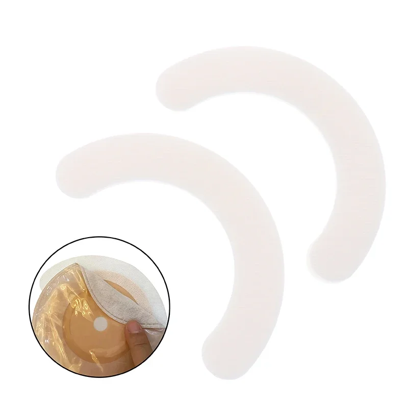 

20 Pcs Elastic Ostomy Barrier Strips Hydrocolloid Waterproof Leak Skin Adhesive Ostomy Barrier Tape For Colostomy Bag