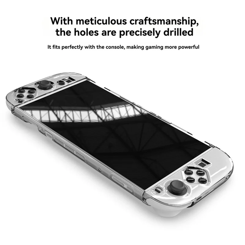 B03B-Transparent Protective Case For Switch 2 Split Case Cover Anti-Fall Protective Shell Cover Game Console Clear Case