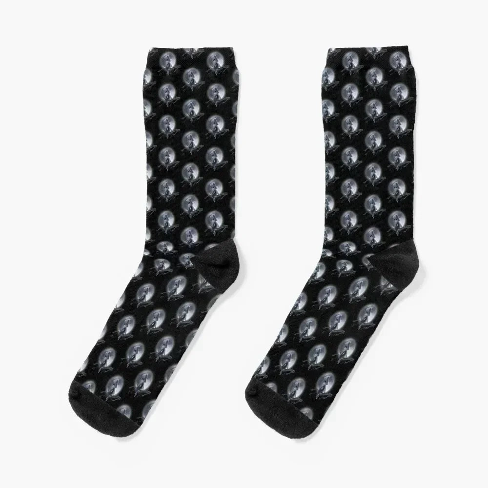 

Mono Under the Moon Socks gifts FASHION warm winter cool Socks Man Women's Lots floor funny sock Socks Ladies Men's