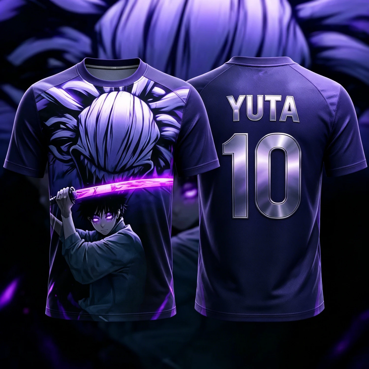 2026 Summer Jujutsu Kaisen Retro Cosplay T-shirt Men's 3D Printed Jiu Jitsu Short-sleeved Family Unisex Children's Sports Shirt