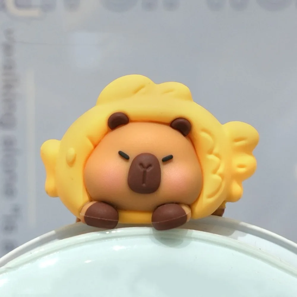 

Cute Animal Computer Monitor Decor Office Ornament Decoration Capybara Screen Figurine Navigator Screen Kawaii