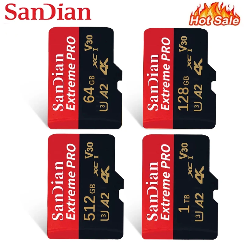 Tarjeta Micro TF SD Original, tarjeta de memoria Micro de alta velocidad de 2TB, tarjeta de memoria SD de 1TB, tarjeta Flash de 128GB para cámara de teléfono, envío gratis