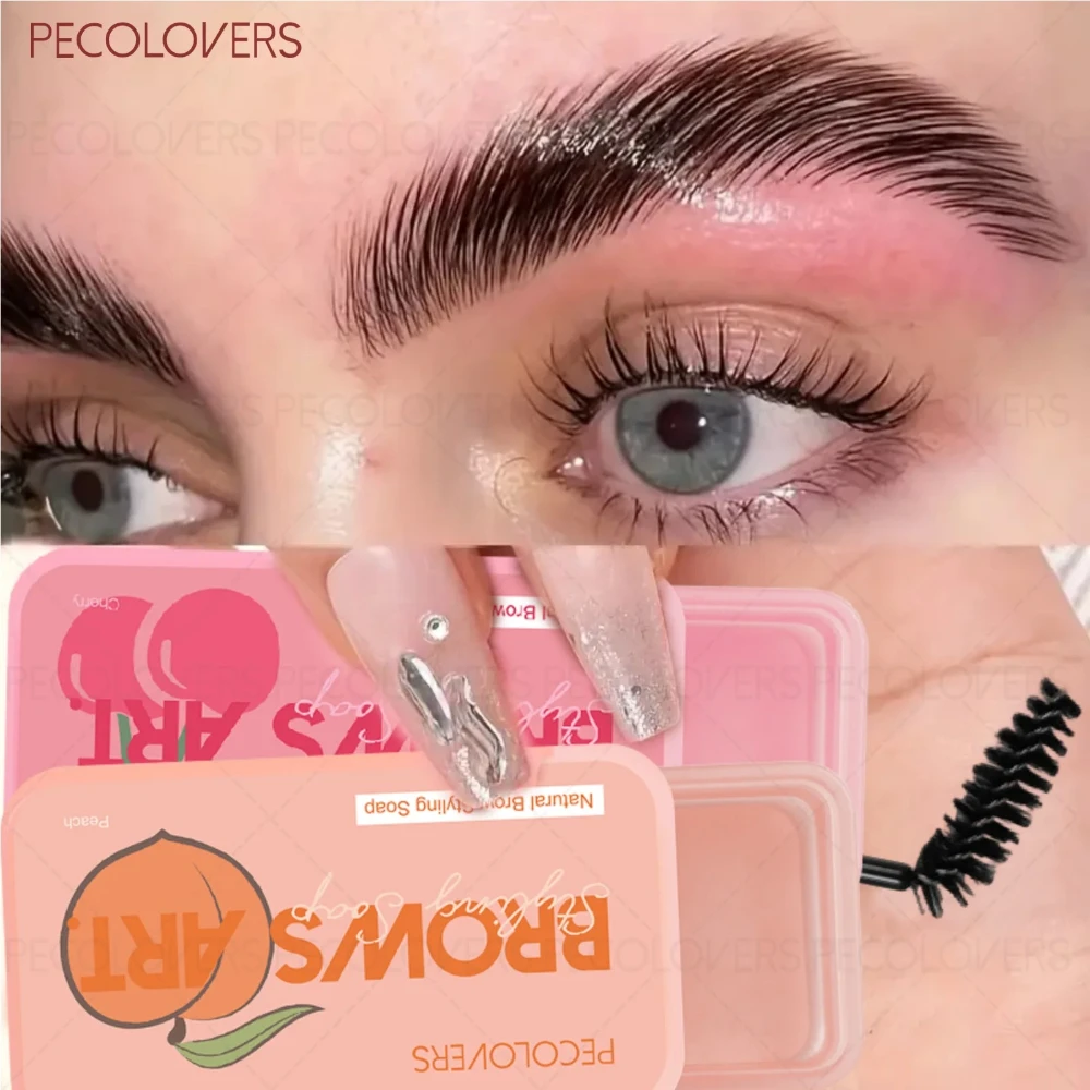 1-teiliges glattes Augenbrauen-Styling-Gel, Augenbrauencreme mit mehreren Fruchtgeschmacksrichtungen, stark haltendes Augenbrauen-Styling, für alle Augenbrauenformen