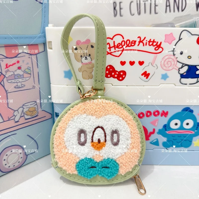 Weiche Pikachu Piplup Rowlet Scorbunny Tandemaus Münzbörse aus PU-Leder mit Reißverschluss für die tägliche Aufbewahrung, Geschenk für Fans – Detail 4