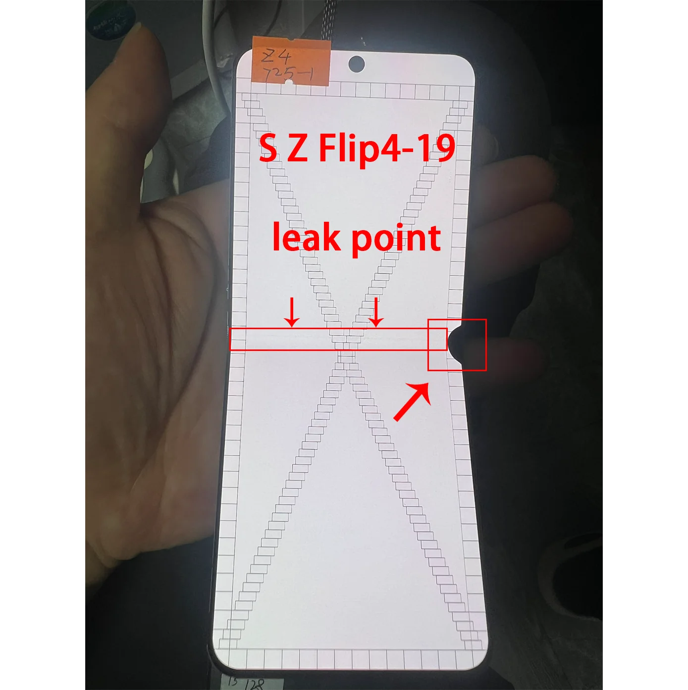 withn-single-amoled-lcd-for-samsung-z-flip-4-defected-dot-line-lcd-inner-screen-for-z-flip-4-display-touch-screen-digitizer
