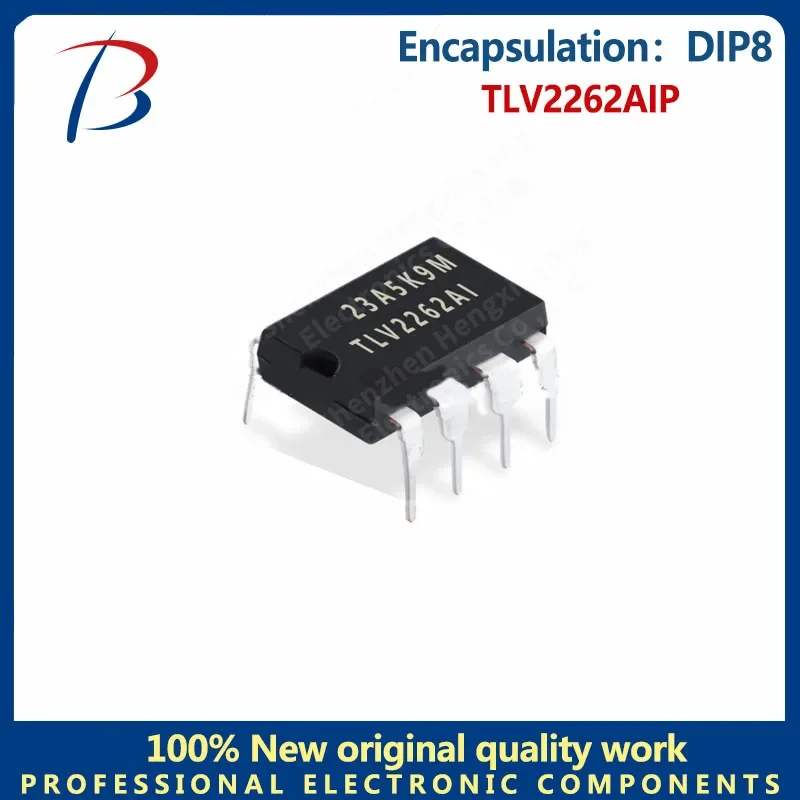 10PCS TLV2262AIP rail-to-rail operational amplifier through-hole package DIP8 silk-screen TLV2262AI BHT inventory