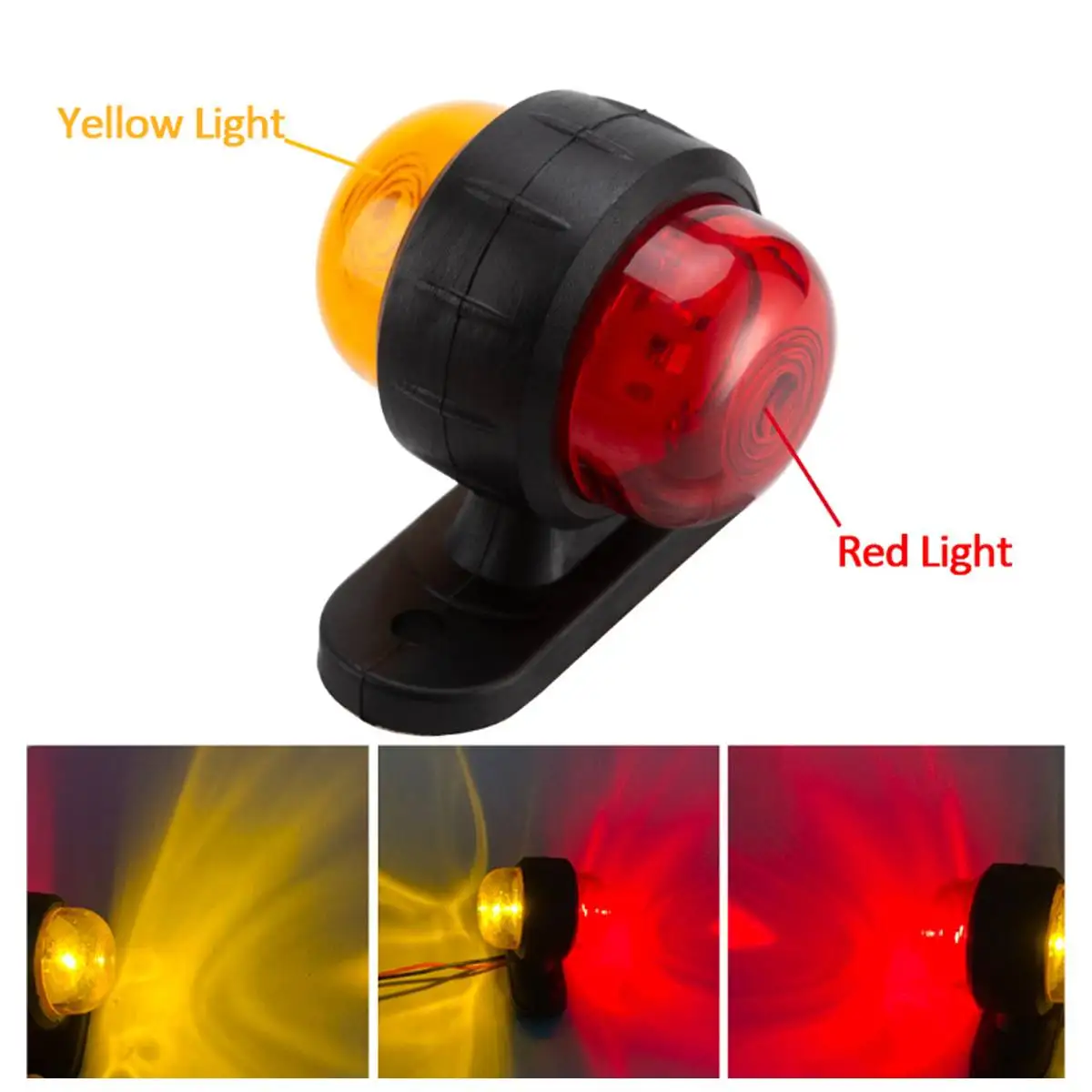 1/2/4pcs 12V 24V Truck Lights Trailer Lamp Rear Tail Light Signal Side Marker Indicators Caravan Tractor RV Lorry Bus