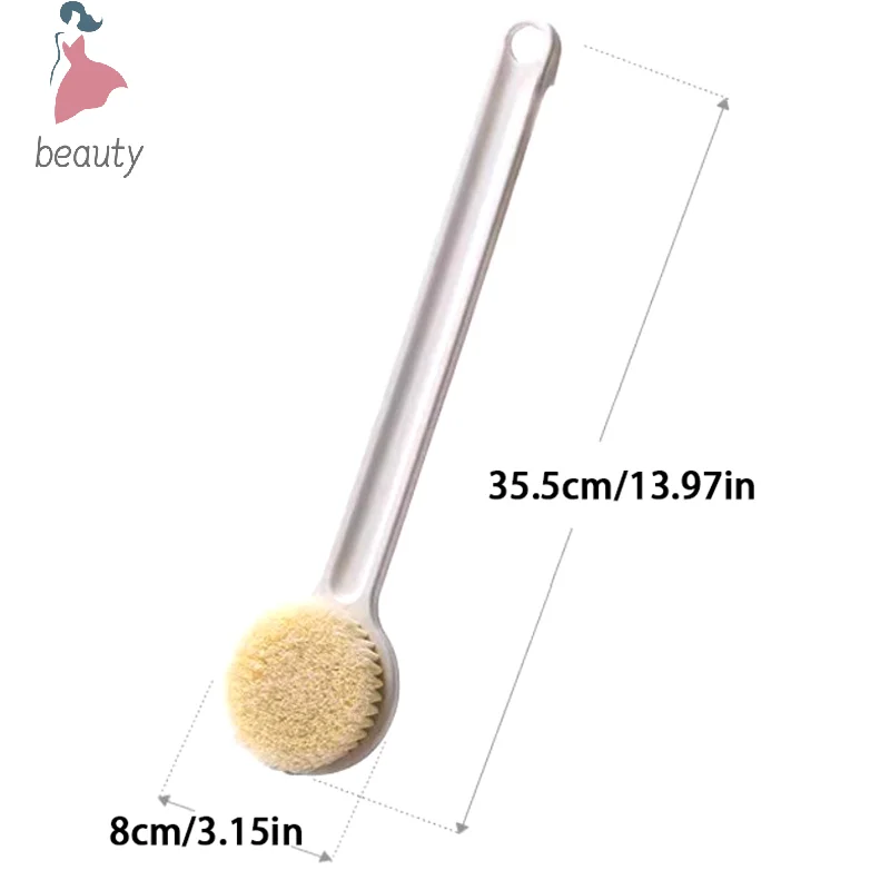 New Bath Brush Long Handle Exfoliating Scrub Skin Massager Exfoliation Bathroom Brush Back Body Bath Shower Cleaning Brushes