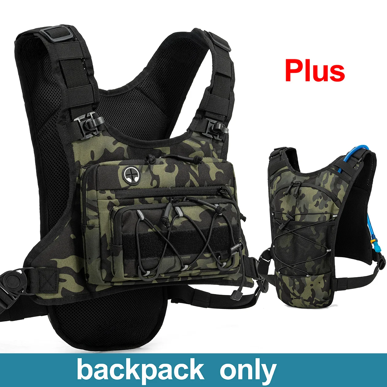 Running Chest Pack Hydratatievest voor fietsen Wandelen Fietsrace Marathontas Heren Dames Sport Tactisch zakje Campingrugzak