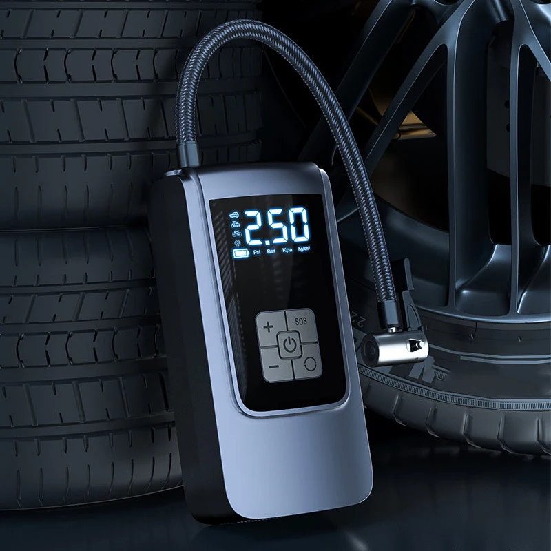 Mini Car Air Compressor 12V 150PSI Portable Car Tire Inflator Smart Digital Inflatable Pump For Car Bicycle Boat Air Pump 