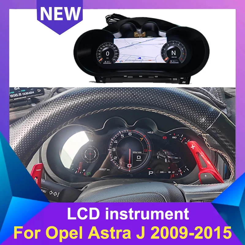 

LCD Digital Display Dashboard Panel For Buick Excelle opel astra J 2009-2015 Instrument Cluster Cock Speedometer Headunit GPS