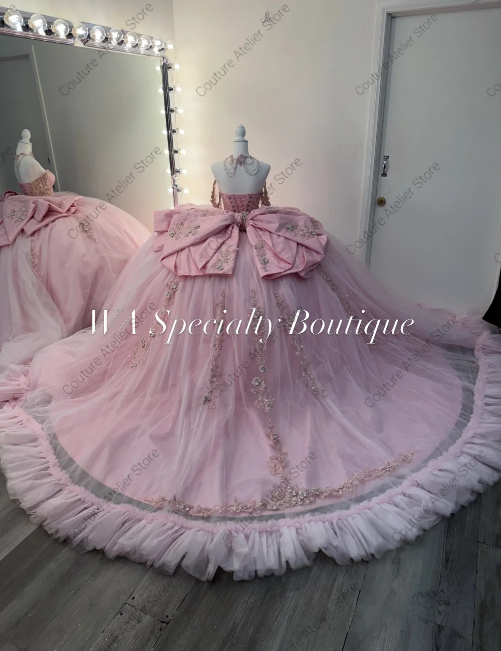 Charming Quinceanera Dress for Girls Pleat Appliques Off the Shoulder Tulle Ball Gowns Vestido De 15 Customized 2