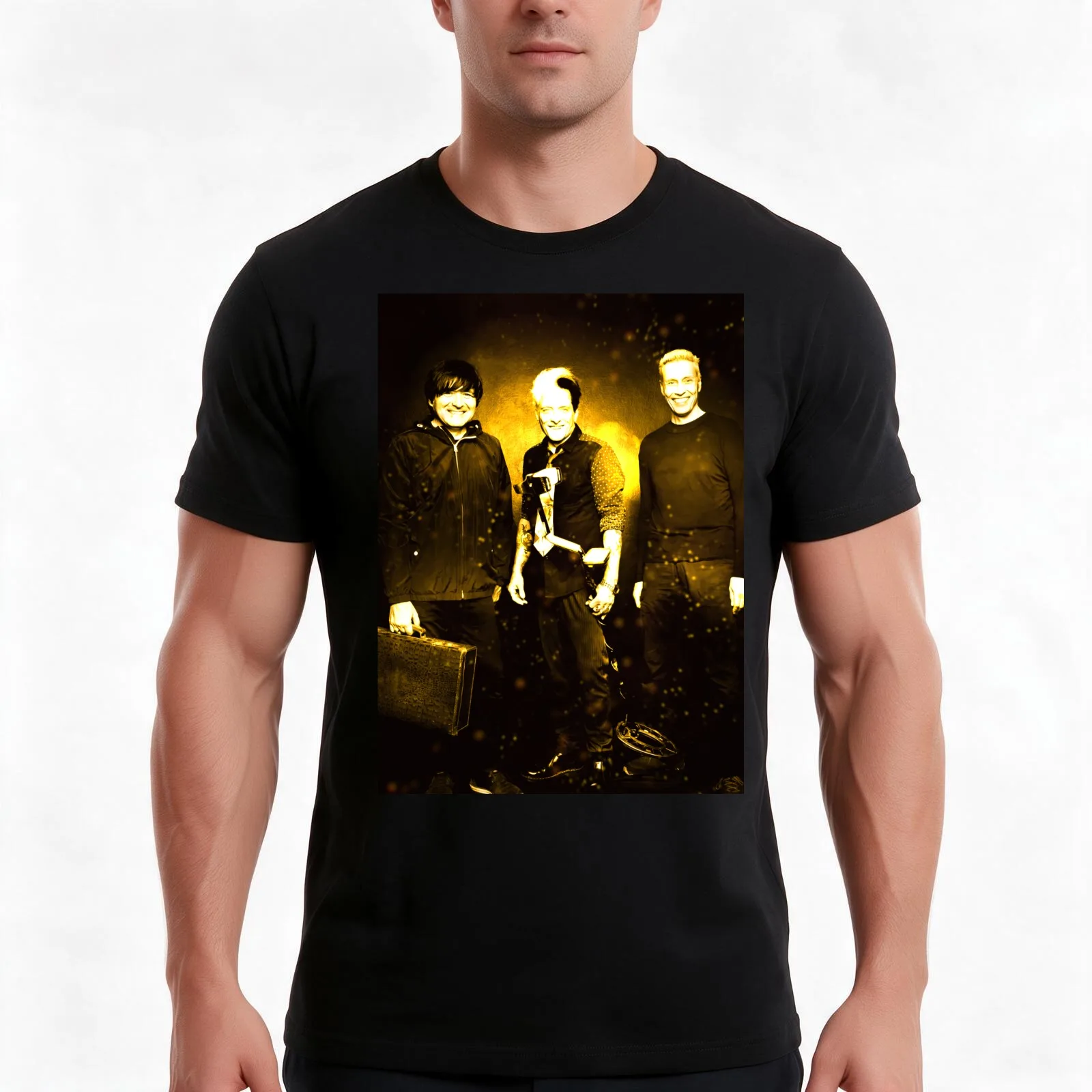 Die ?rzte in golden dust style poster T-Shirt Summer Casual Cotton Tee Oversized Streetwear Tops Vintage Graphic Print
