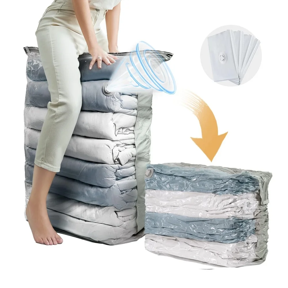 80*100*38 sac de rangement sous vide Super grand sac scellé sous vide tenir vêtements couvertures literie pull garde-robe organisateur sacs de rangement