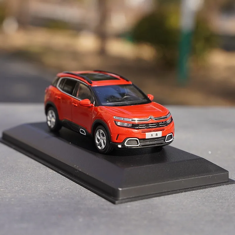 Modèle de voiture en alliage citroën moulé sous pression, échelle 1/43, citroën C5 au-delà de SUV, véhicules de jeu, jouets de collection pour garçons, boîte d'origine