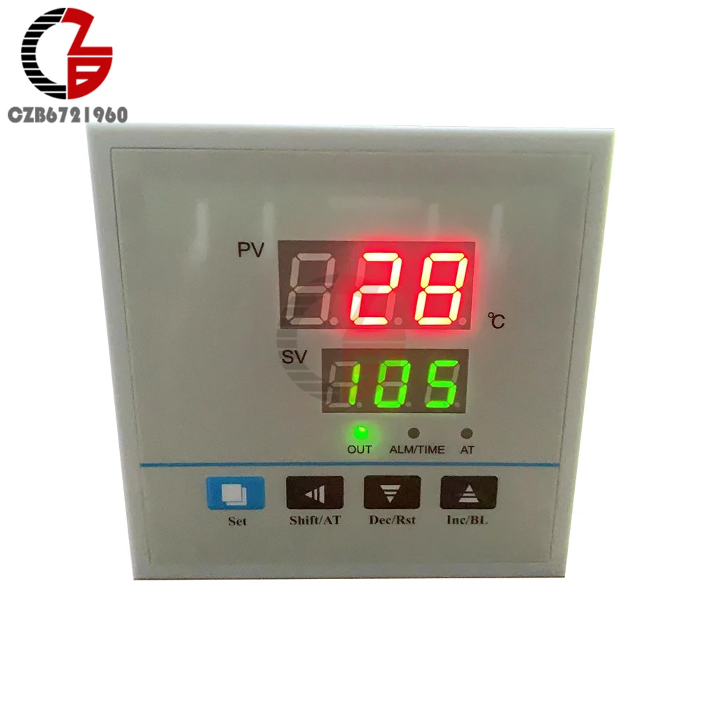 Kiln Furnace Oven Programmable Pid Temperature Controller 220V 30A SSR Relay Output Program Thermostat Thermocouple K-type E-Typ